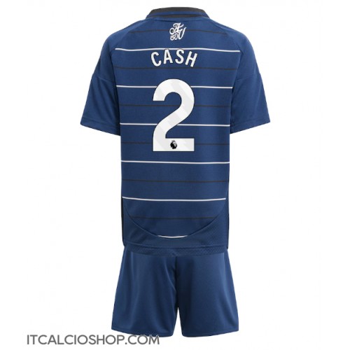 Aston Villa Matty Cash #2 Terza Maglia Bambino 2024-25 Manica Corta (+ Pantaloni corti)